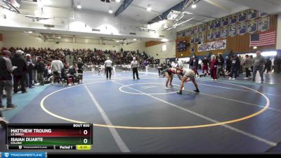 120 lbs 7th Place Match - Matthew Troung, La Serna vs Isaiah Duarte, Colony