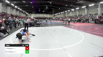 116 lbs Semifinal - Jayden Preston, Live Training vs Malakai Rubio-Saenz, Lincoln County Youngguns