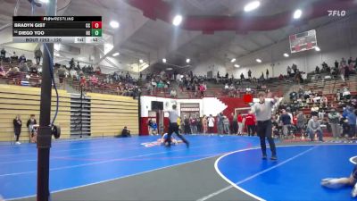 120 lbs Cons. Round 2 - Diego Yoo, Hamilton Southeastern vs Bradyn Gist, Columbia City