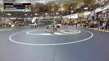 132 lbs Cons. Round 2 - Cody Falk, Effingham-Atchison Co Community Hs vs Leo DeDonder, Allen-Northern Heights Hs