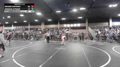 157 lbs Consi Of 64 #1 - Broden Cauthron, Red Dot WC vs Brendan Attinger, Jet House
