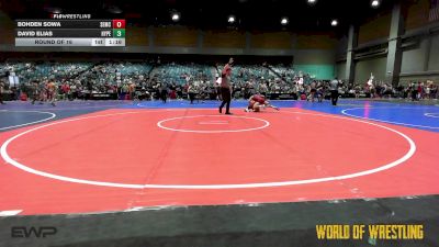 135 lbs Round Of 16 - Bohden Sowa, Salem Elite Mat Club vs David Elias, Hyperbolic