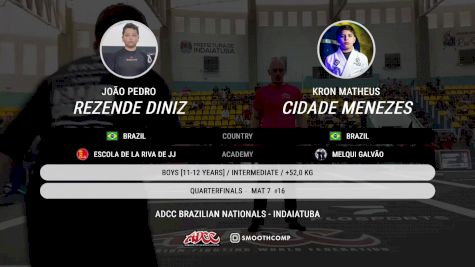 Kron Matheus Cidade Menezes vs João Pedro Rezende Diniz 2025 ADCC Brazilian Nationals