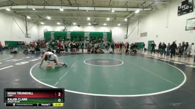 190 lbs Semifinal - Noah Trunkhill, Cody vs Kaleb Clark, Green River