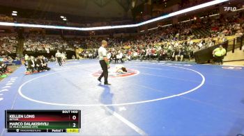 150 Class 1 lbs 1st Place Match - Kellen Long, Butler vs Marco Dalakishvili, St. Pius X (Kansas City)