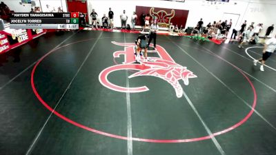 110-115 lbs Round 3 - Hayden Yanagisawa, Arete Wrestling Academy vs Jocelyn Torres, Threshold WC