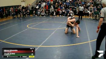 144 lbs Champ. Round 1 - Brian Denamen, West Geauga vs Caleb Burke, Cloverleaf