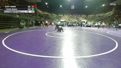 132 lbs Consi Of 8 #2 - Scott Tinnes, Coalinga vs Johna Rusca, Reedley