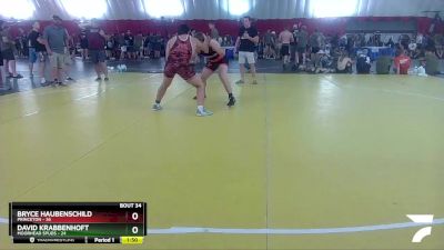 215 lbs Placement Matches (16 Team) - David Krabbenhoft, Moorhead SPUDS vs Bryce Haubenschild, Princeton