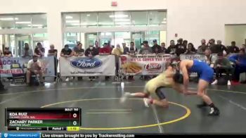 145 lbs Semifinal - Koa Ruiz, Calvary Chapel (sa) vs Zachary Parker, Fountain Valley