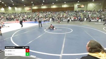 54 lbs Consi Of 16 #2 - Buster Jones, Corning Sharks vs Michael Bolton, Willits Grapplin Pack