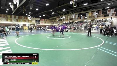 175 lbs Cons. Round 7 - Evan Hilmen, Del Oro vs William Martinez Guiterrez, Centennial (Corona)