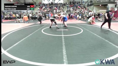 160 lbs Semifinal - Taegan Austin, Sperry Wrestling Club vs Peyton Allen, Broken Arrow Wrestling Club