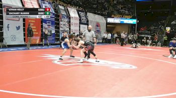 132 Class 4 lbs Cons. Round 1 - Ethan Kelly, Glendale vs Zachary Bleess, Grain Valley