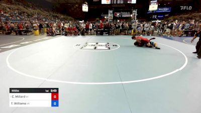 165 lbs Rnd Of 128 - Charlie Millard, WI vs Taven Williams, VA