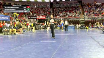 2A-215 lbs Champ. Round 1 - Ryker Henderson, Maquoketa vs Carson Grier, Williamsburg