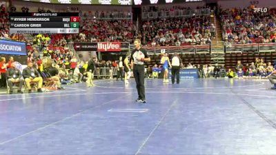 2A-215 lbs Champ. Round 1 - Ryker Henderson, Maquoketa vs Carson Grier, Williamsburg