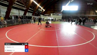 220A lbs Rr Rnd 1 - Jamie Nania, Curby vs Colton Delong, Curby Training Center