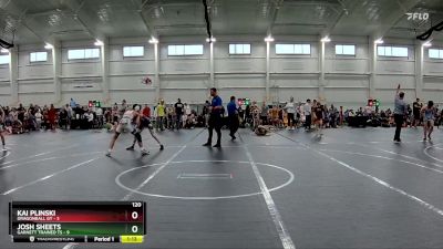 120 lbs Semis & 1st Wrestleback (8 Team) - Josh Sheets, Garnett Trained TS vs Kai Plinski, Dragonball GT