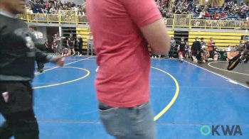 61 lbs Round Of 16 - Kaysen Peters, Collinsville Cardinal Youth Wrestling vs Skyler Lawrence, Team Of Hard Knox