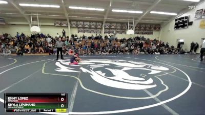 107 lbs Semifinal - Emmy Lopez, Miyamura vs Khyla Lipumano, Yuma Catholic