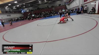 150 lbs Cons. Round 6 - Weston Steinepreis, Highland vs Jalen Alcott, Monument Valley