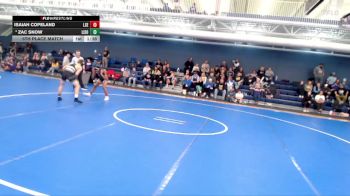 132 lbs 5th Place Match - Zac Snow, Lincoln Southwest vs Isaiah Copeland, Lincoln Southeast