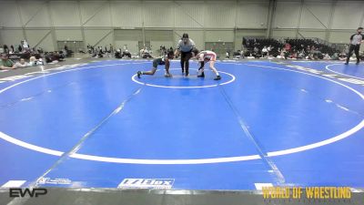 80 lbs Rr Rnd 3 - Haven Pohlsander, Super Girls K-6 Red vs Adiline Shepperd, Mat Warriors K-6