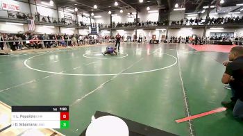 116 lbs Quarterfinal - Luca Popolizio, Christian Brothers Academy vs Dunia Sibomana, Long Beach