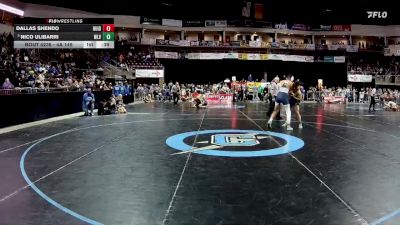 4A 145 lbs Cons. Round 2 - Nico Ulibarri, West Las Vegas vs Dallas Shendo, Ruidoso