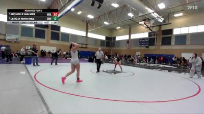 145lbs Champ. Round 3 - Michelle Walker, Naches Valley (Girls) vs Leticia Martinez, Century (Girls)