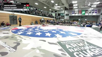 150 lbs Quarterfinals (8 Team) - Spencer Sargent, Stanley County vs Weston Bierema, Bon Homme/Avon