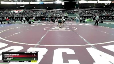 138 lbs 3rd Place Match - Ty Adams, Blackfoot vs Daxton Bonner, Wasatch Utah