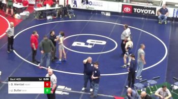 140 lbs Consy Semi - B Rd 7 G Rd 4 - Gage Wentzel, Montoursville vs Jackson Butler, Bishop McCort