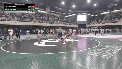 85 lbs Consi Of 8 #1 - Talon Klesh, Stroudsburg vs Finn O'Donnell, Greenwich Township