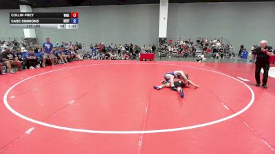 120 lbs Collin Frey, Wisconsin Blue vs Case Simmons, Kentucky