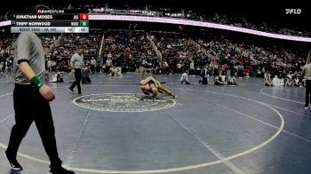 3A 165 lbs Cons. Round 2 - Tripp Norwood, North Gaston High School vs Jonathan Moses, Jacksonville High School