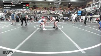 119 lbs Consolation - Weston Schopf, Lions Wrestling Academy vs Jj Reeves, Midwest City Bombers Youth Wrestling Club