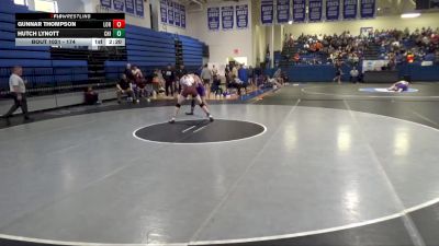 174 lbs Champ. Round 1 - Gunnar Thompson, Loras vs Hutch Lynott, Chicago