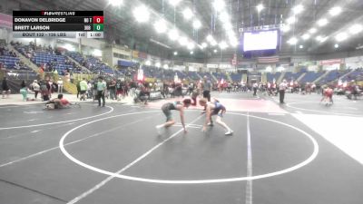 126 lbs Round Of 32 - Donavon Delbridge, No Team vs Brett Larson, 308 Wr Ac