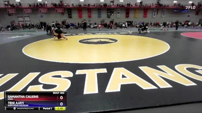 207 lbs Cons. Round 1 - Teni Ajayi, Northern Michigan vs Samantha Calkins, Iowa