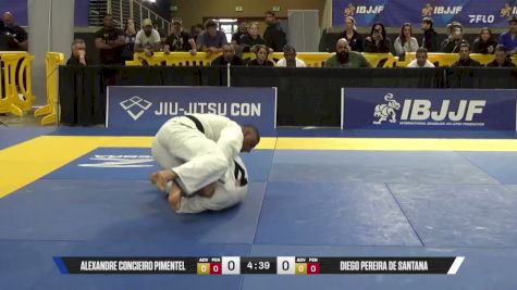Diego Pereira De Santana vs Alexandre Concieiro Pimentel 2026 Pan Jiu Jitsu IBJJF Championship
