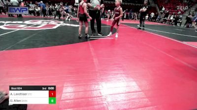 61 lbs Quarterfinal - Alex Morgan, Fort Gibson Youth Wrestling vs Sawyer Simpson, Salina Wrestling Club