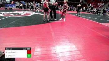 61 lbs Quarterfinal - Alex Morgan, Fort Gibson Youth Wrestling vs Sawyer Simpson, Salina Wrestling Club