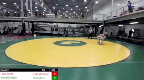 100 lbs Rr Rnd 1 - Liam Davis, Lake Highland Prep vs Kyle Mccarthy, Blackstone