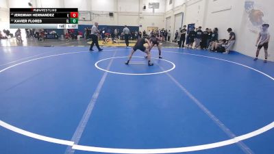 124 lbs Champ. Round 2 - Xavier Flores, San Leandro vs Jeremiah Hernandez, Independence (Bakersfield)