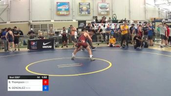 65 kg Round Of 64 - Brayden Thompson, Izzy Style vs NIKOLAOS GONZALEZ, Beast Mode Wrestling