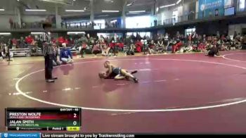 65 lbs Cons. Round 4 - Preston Wolfe, Skulls And Crossbones vs Jalan Smith, Arab Youth Wrestling