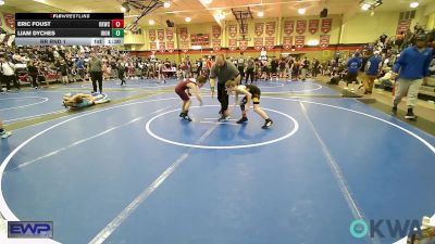 70 lbs Rr Rnd 1 - Eric Foust, Keystone Kids Wrestling Club vs Liam Dyches, IRONMEN Wrestling Club