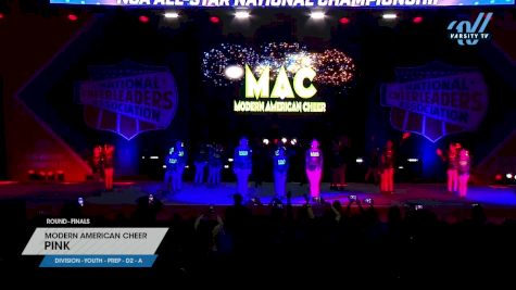 Modern American Cheer - Pink [2025 L1.1 Youth - PREP - D2 - A Finals] 2025 NCA All-Star National Championship